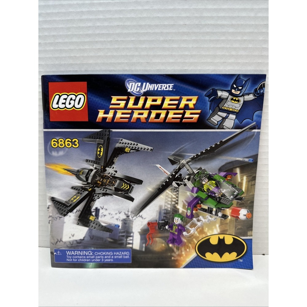 LEGO Super Heroes Batwing Battle Over Gotham City 6863 Instruction Manual‎ Only